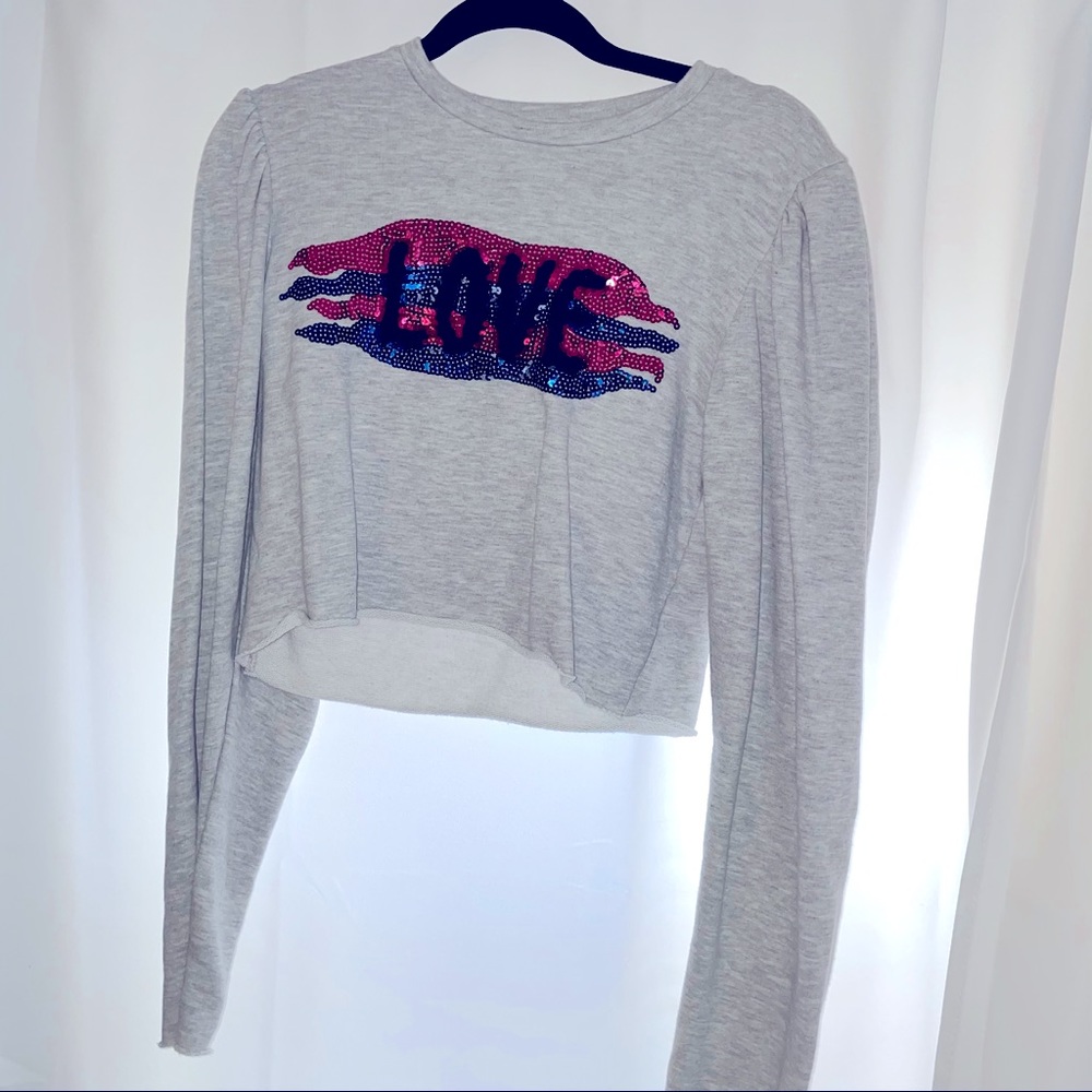 Zara crop sweater